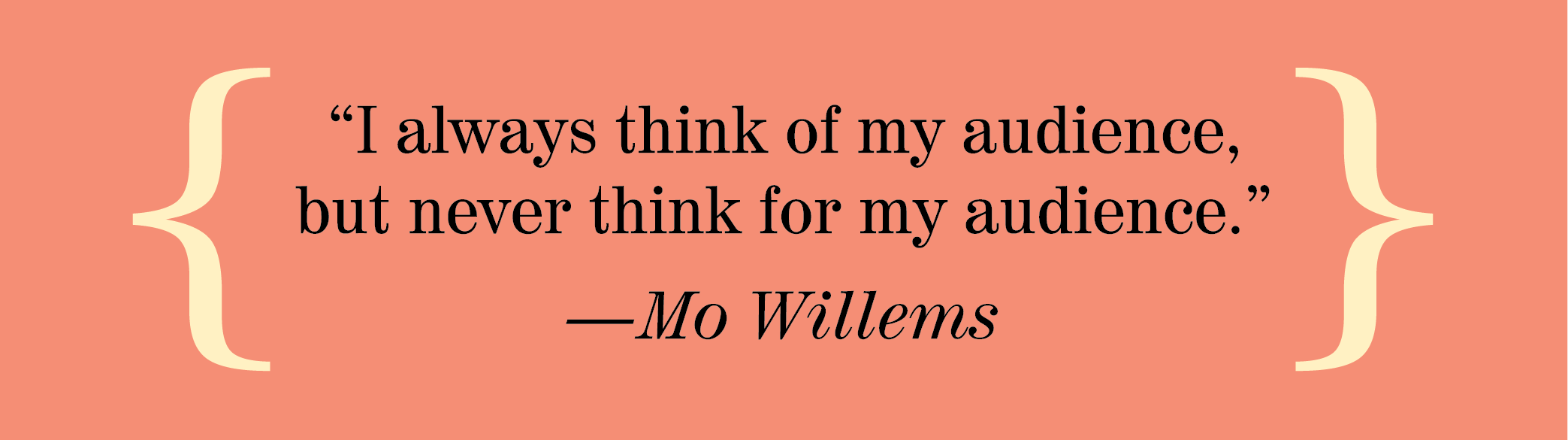 ✓ Mo Willems Workshop